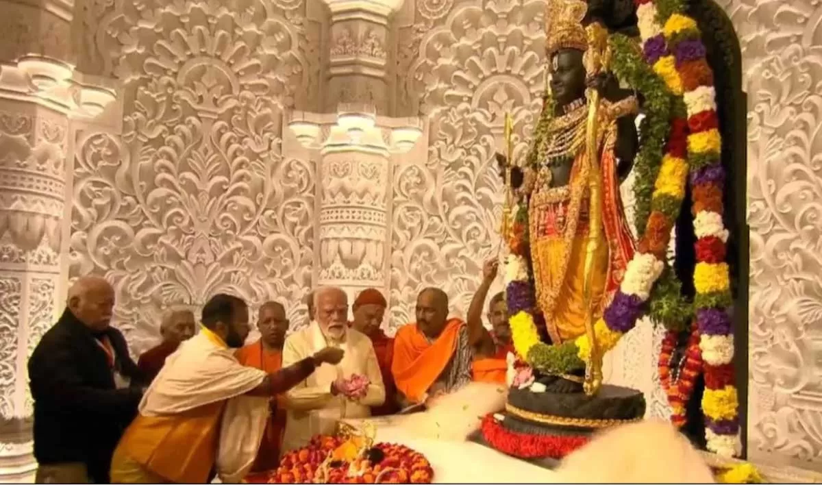 Ayodhya Ram Mandir inaugurated by Prime Minister Narendra Modi