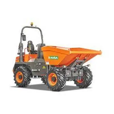 Ausa debuts reversible site dumpers with full seat rotation