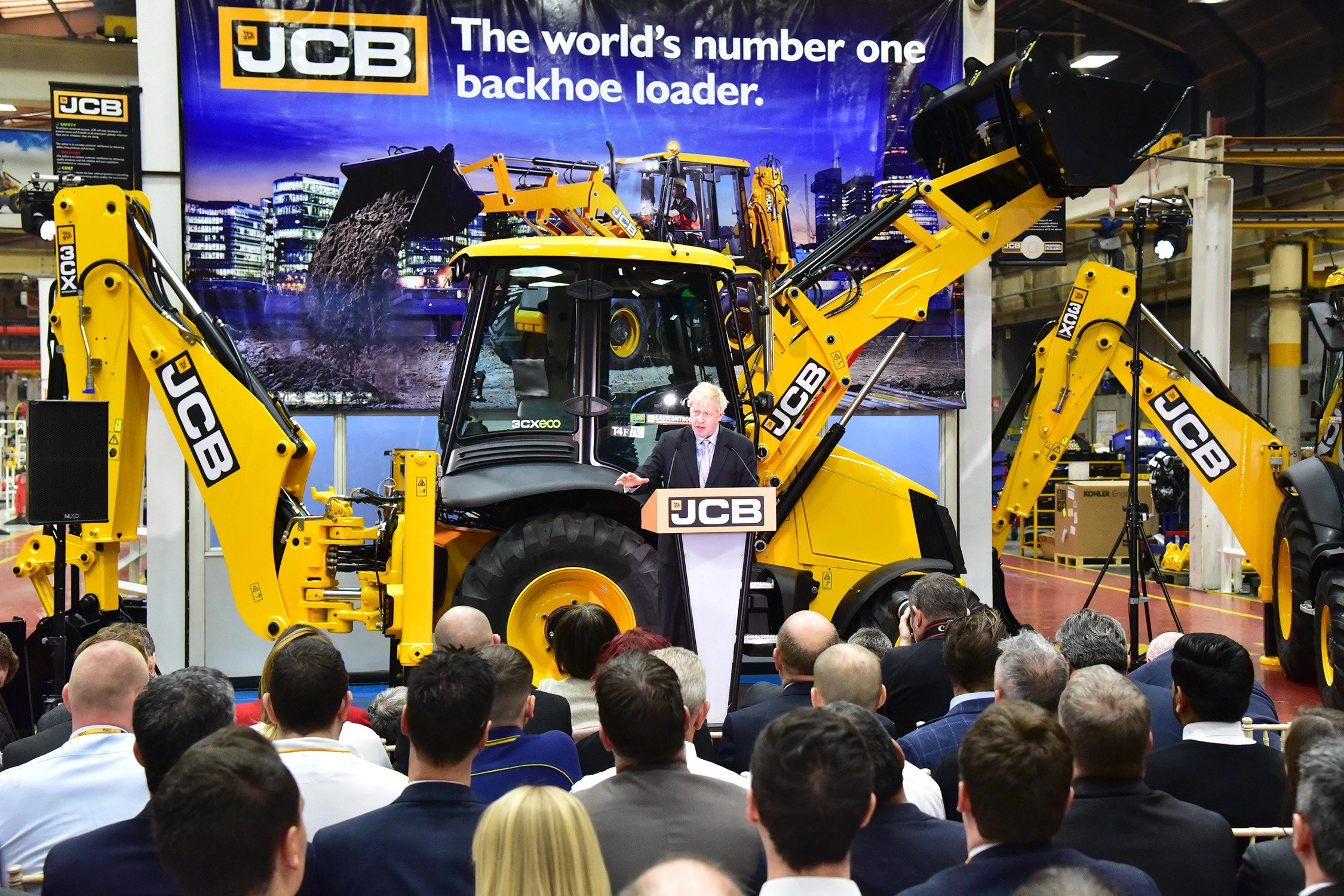 UK PM Johnson inaugurates JCB manufacturing unit at Vadodra